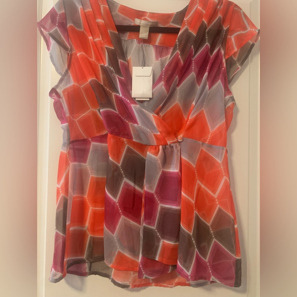 Sheer wrap top